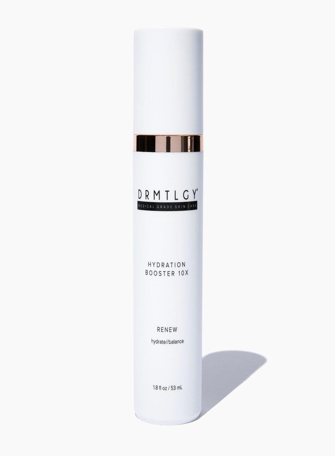DRMTLGY Hydration Booster 10X – Hyaluronic Acid Serum for Intense Hydration & Skin Plumping – With Soybean, Green Tea & Aloe – Reduces Fine Lines & Boosts Moisturizer Absorption – 1.8 fl oz - Image 1